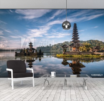 Afbeeldingen van View od a Temple at Bali Indonesia